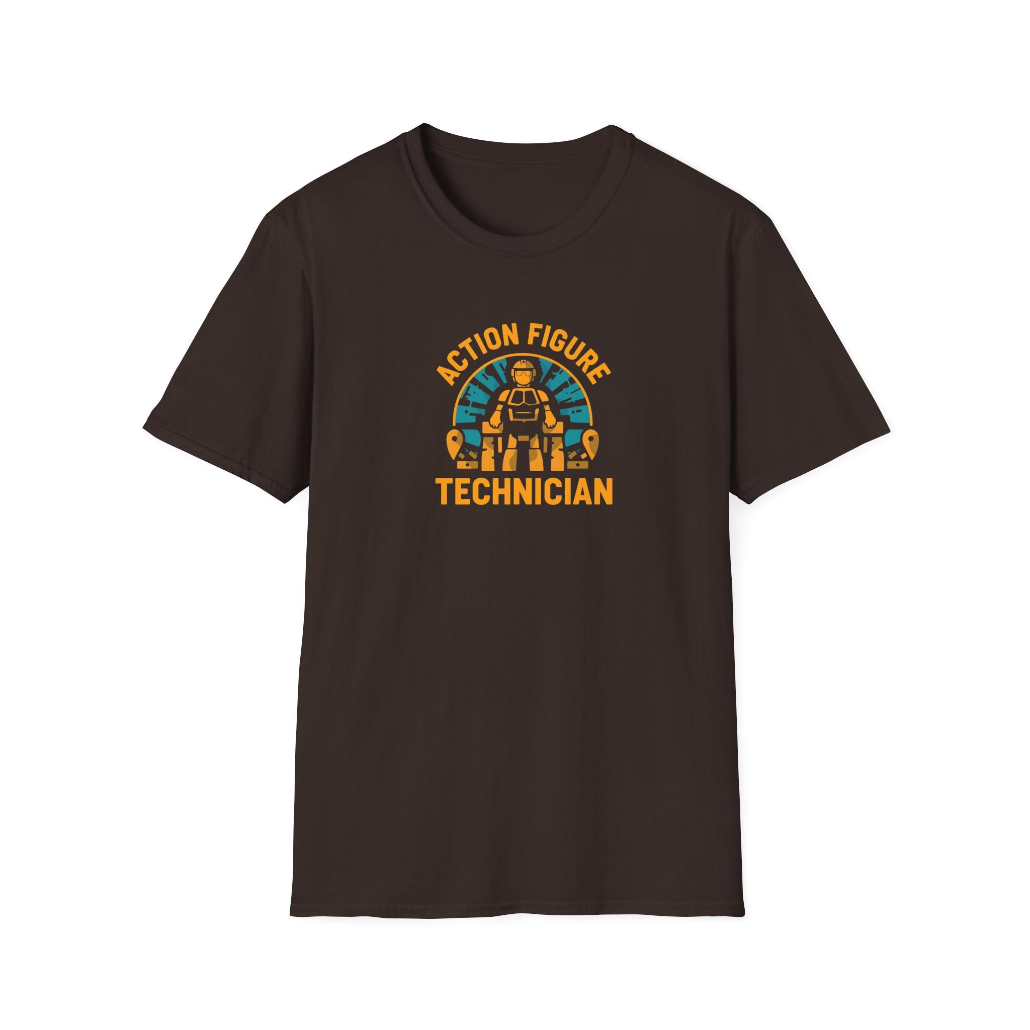 Action Figure Technician T-Shirt (Fun), Gift for Dads, Fun Family Shirt, Unisex Tee, Playful Dad Shirt