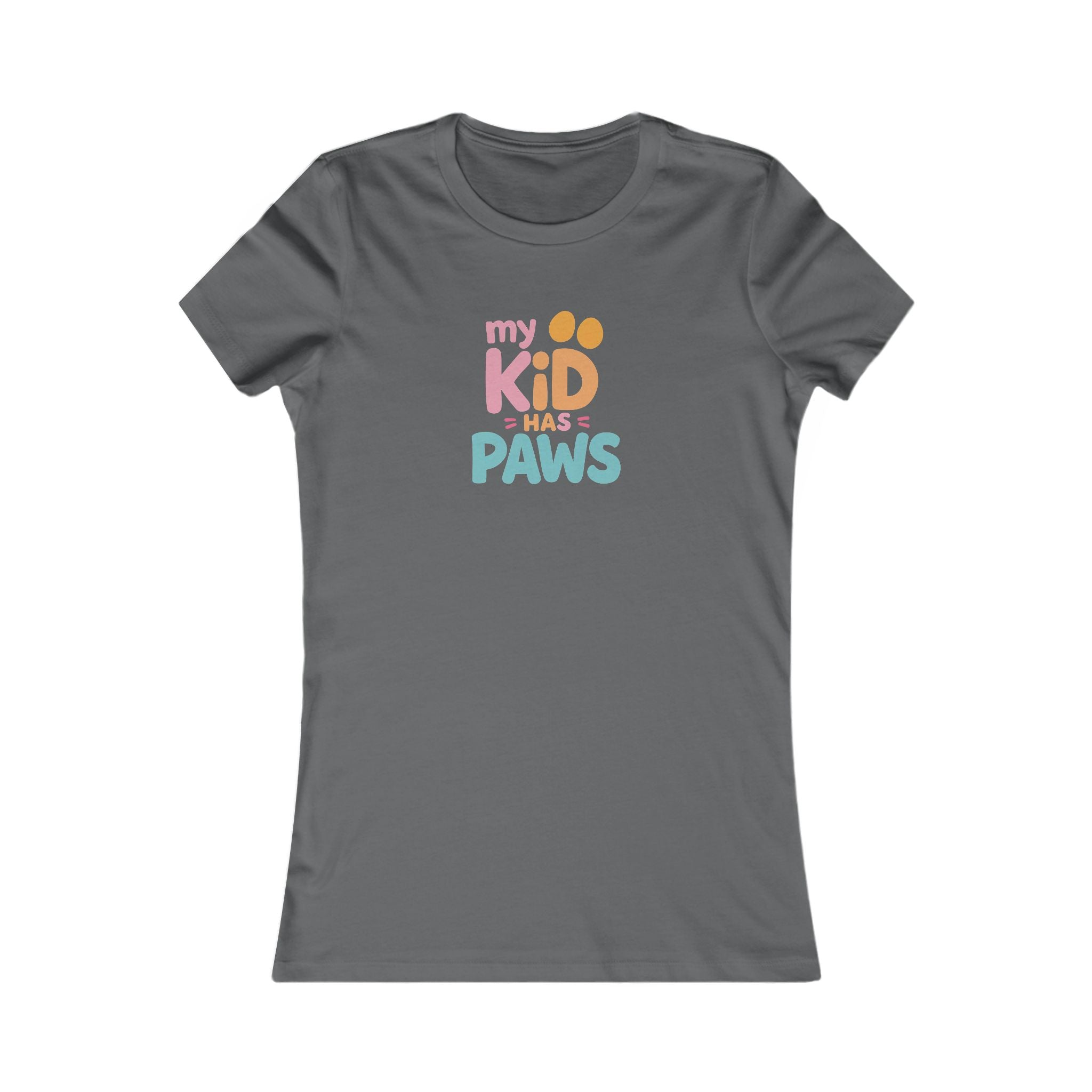 My Kid Has Paws Tee, Cute Animal Lover T-Shirt, Gifts for Pet Moms, Casual Wear, Dog Lover Top, Mother’s Day Gift, Fun Family Tee