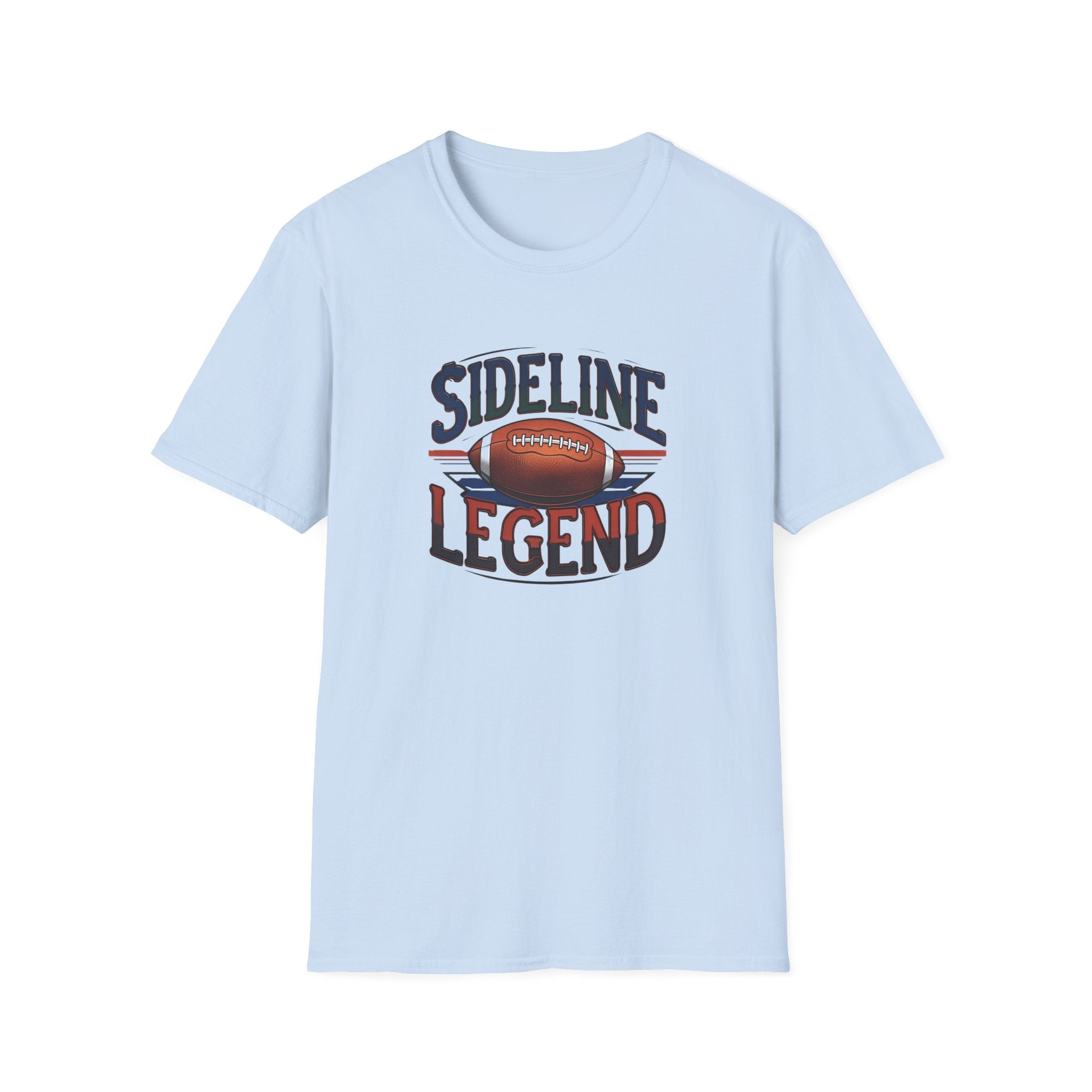 Sideline Legend Unisex Softstyle T-Shirt - Perfect for Football Fans, Game Day Apparel, Sporty Gift, Team Spirit, Casual Wear