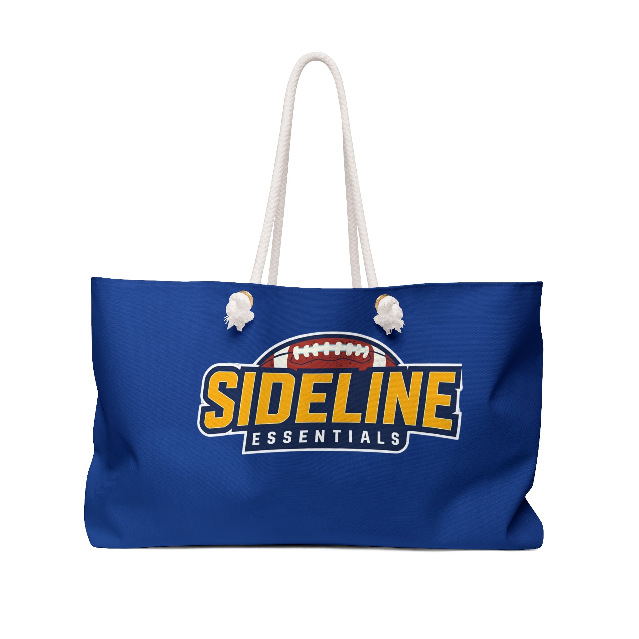 Stylish Weekender Bag for Sports Fans - Blue/Yellow | Perfect for Travel & Gym | Tote Bag, Travel Bag, Beach Bag, Dance Bag, Sideline Essentials