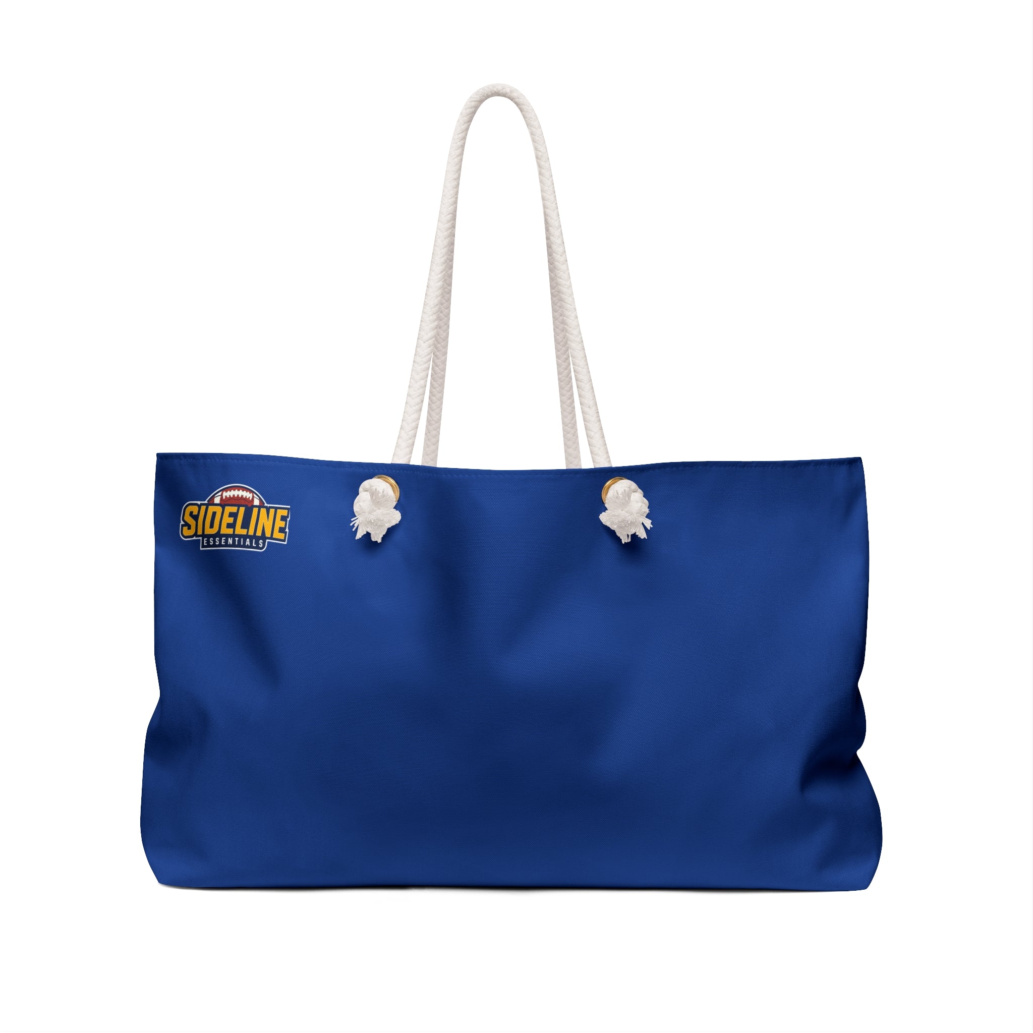 Stylish Weekender Bag for Sports Fans - Blue/Yellow | Perfect for Travel & Gym | Tote Bag, Travel Bag, Beach Bag, Dance Bag, Sideline Essentials