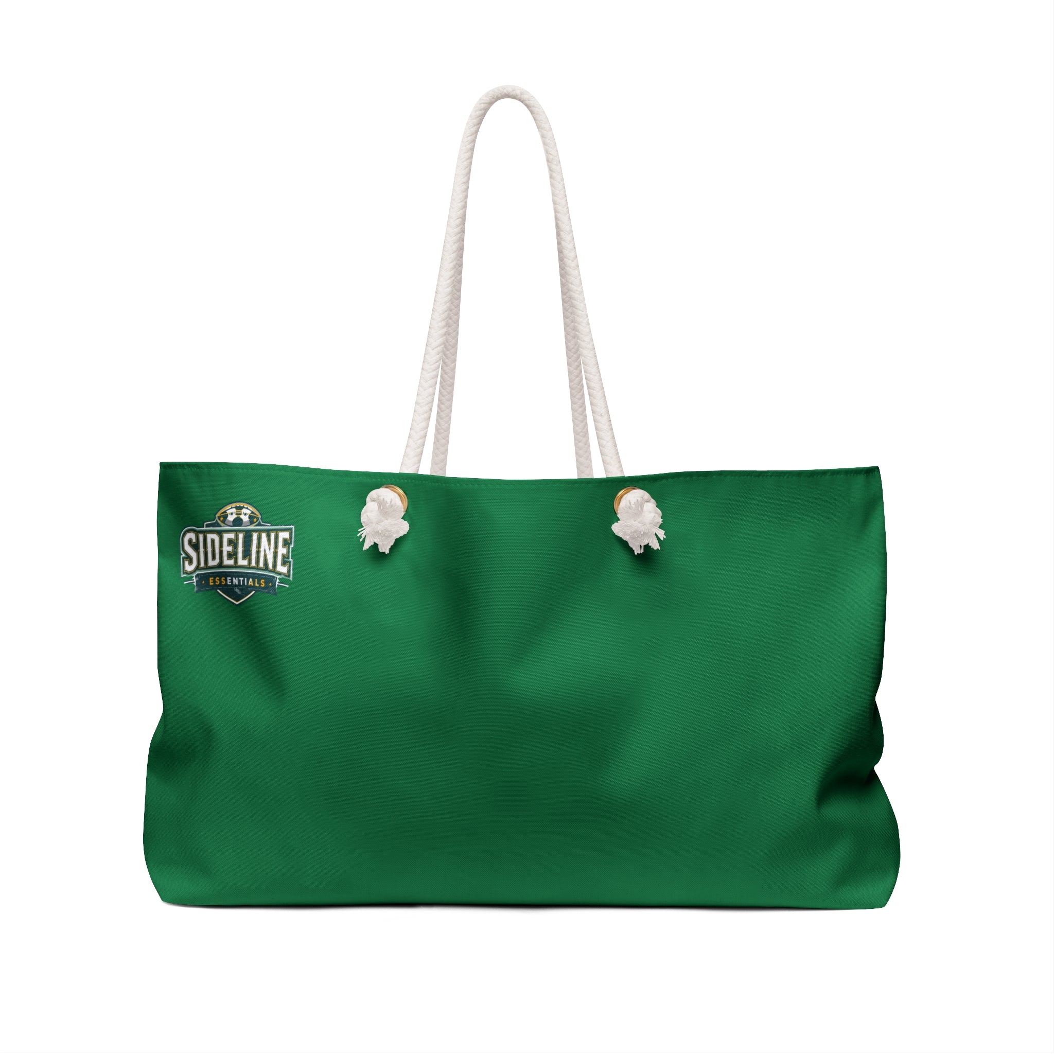 Stylish Weekender Bag for Sports Fans - Green/Gold | Perfect for Travel & Gym | Tote Bag, Travel Bag, Beach Bag, Dance Bag, Sideline Essentials