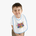 Spit Happens (Party Deco) Baby Bib, Funny Baby Gift, Cute Infant Bib, Baby Shower Present, Customizable Baby Wear