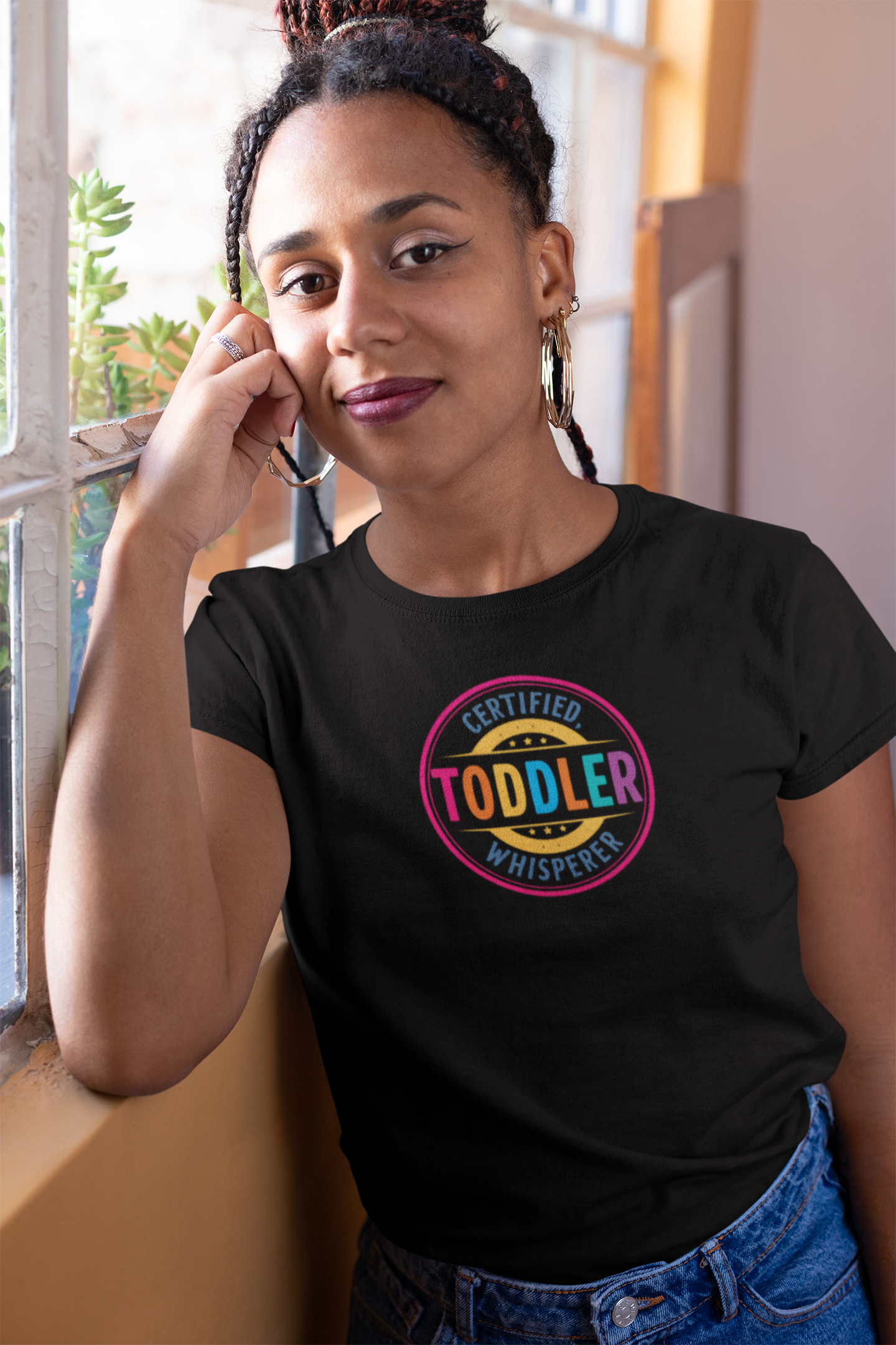 Certified Toddler Whisperer Tee (Approved - Red), Funny Mom Shirt, Gift for Moms, Parenting Tee, Toddler Life, Casual Everyday Wear