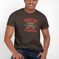 Chief Toy Technician T-Shirt (Underground), Gift for Dads, Fun Family Shirt, Unisex Tee, Halloween Costume Idea, Playful Dad Shirt