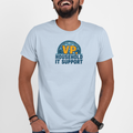 VP, Houshold IT (Globe) Unisex Softstyle T-Shirt, Casual Tee, Gift for Friends, Everyday Wear, Funny Graphic Shirt, Summer Outing Apparel