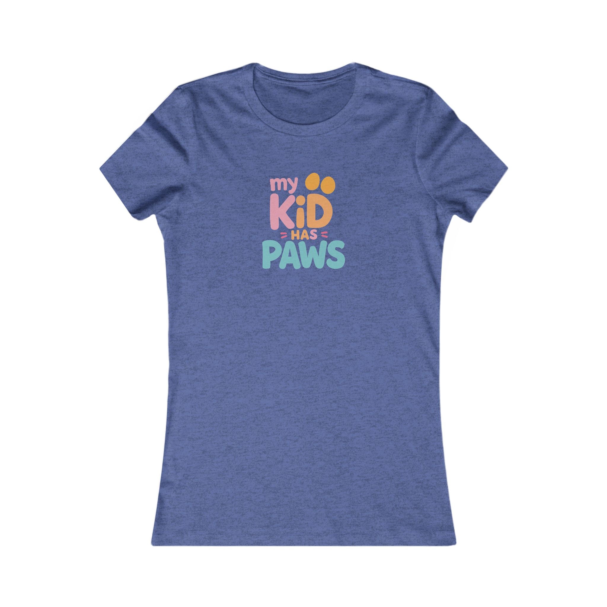 My Kid Has Paws Tee, Cute Animal Lover T-Shirt, Gifts for Pet Moms, Casual Wear, Dog Lover Top, Mother’s Day Gift, Fun Family Tee