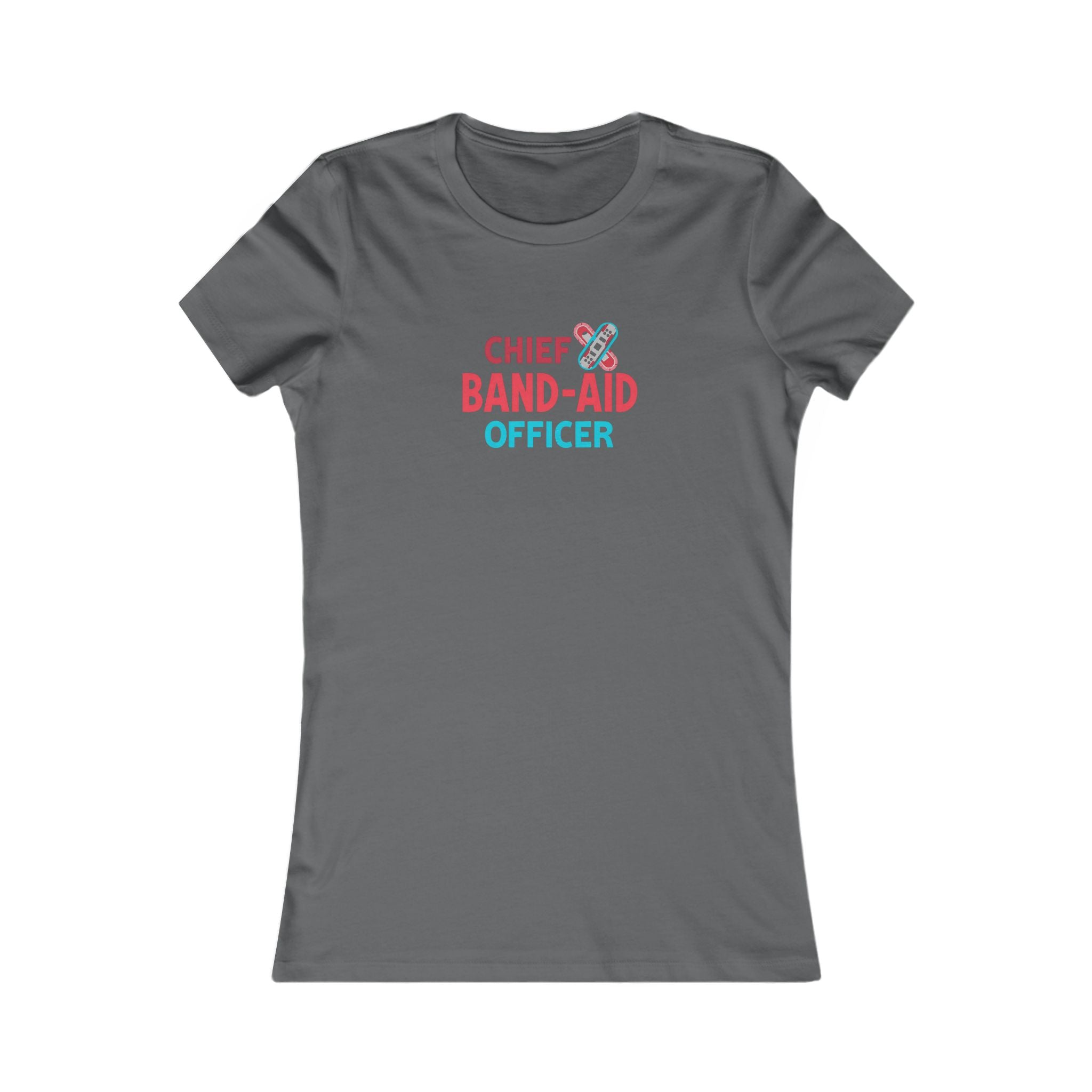 Chief Band-Aid Officer Tee - Fun Shirt for Moms but also for Nurses, Healthcare Workers, Gift for Medical Professionals, Cute Celebration Top, Custom T-Shirt
