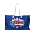 Stylish Weekender Bag for Sports Fans - Red/Blue | Perfect for Travel & Gym | Tote Bag, Travel Bag, Beach Bag, Dance Bag, Sideline Essentials
