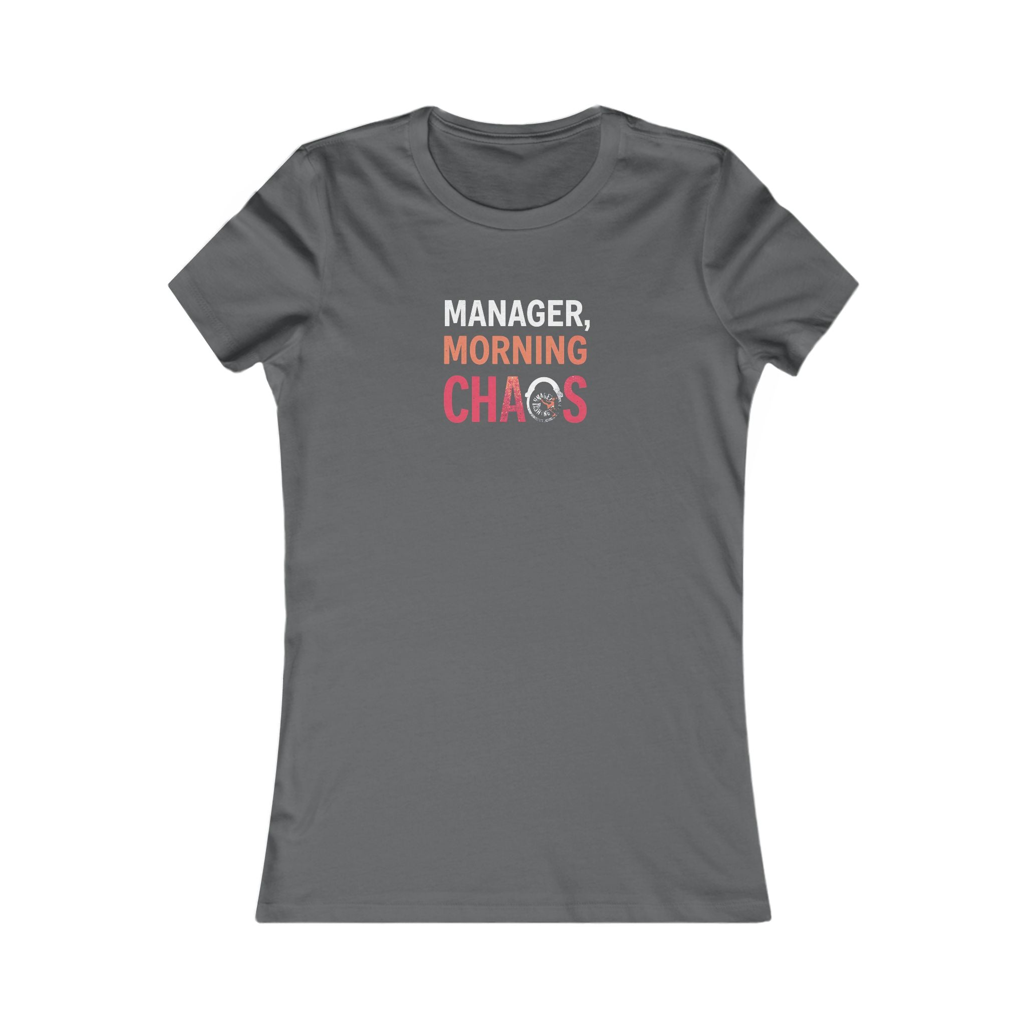 Manager, Morning Chaos Tee, Funny Mom Shirt, Gift for Mother's Day, Parenting Humor Top, Casual Women's Tee, Birthday Gift for Moms