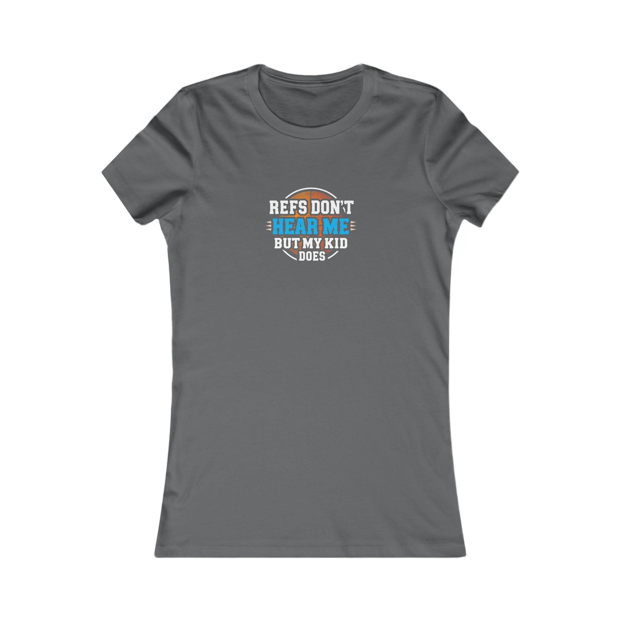Referee Humor Women's Tee (Basketball) - Perfect Gift for Sports Moms, Casual Wear, Game Day Outfit, Birthday Present, Fun Sports Shirt