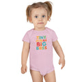 Cute Baby Onesie - Tiny Human, Big Boss, Newborn Gift, Baby Shower, Infant Clothes, Funny Baby Outfit