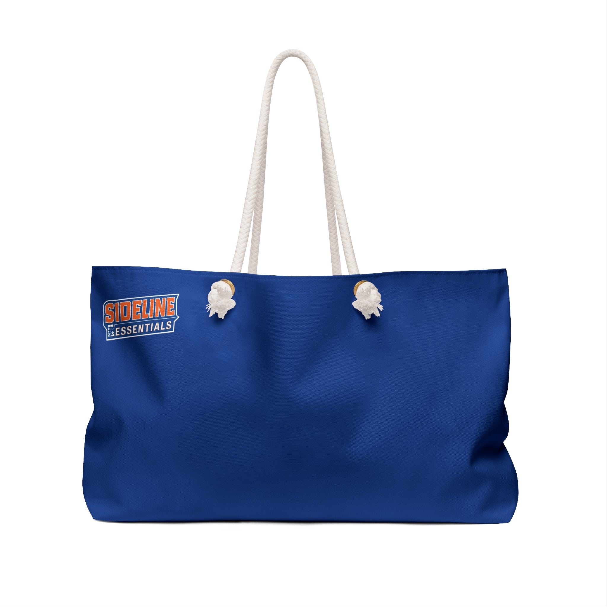 Stylish Weekender Bag for Sports Fans - Orange/Blue | Perfect for Travel & Gym | Tote Bag, Travel Bag, Beach Bag, Dance Bag, Sideline Essentials
