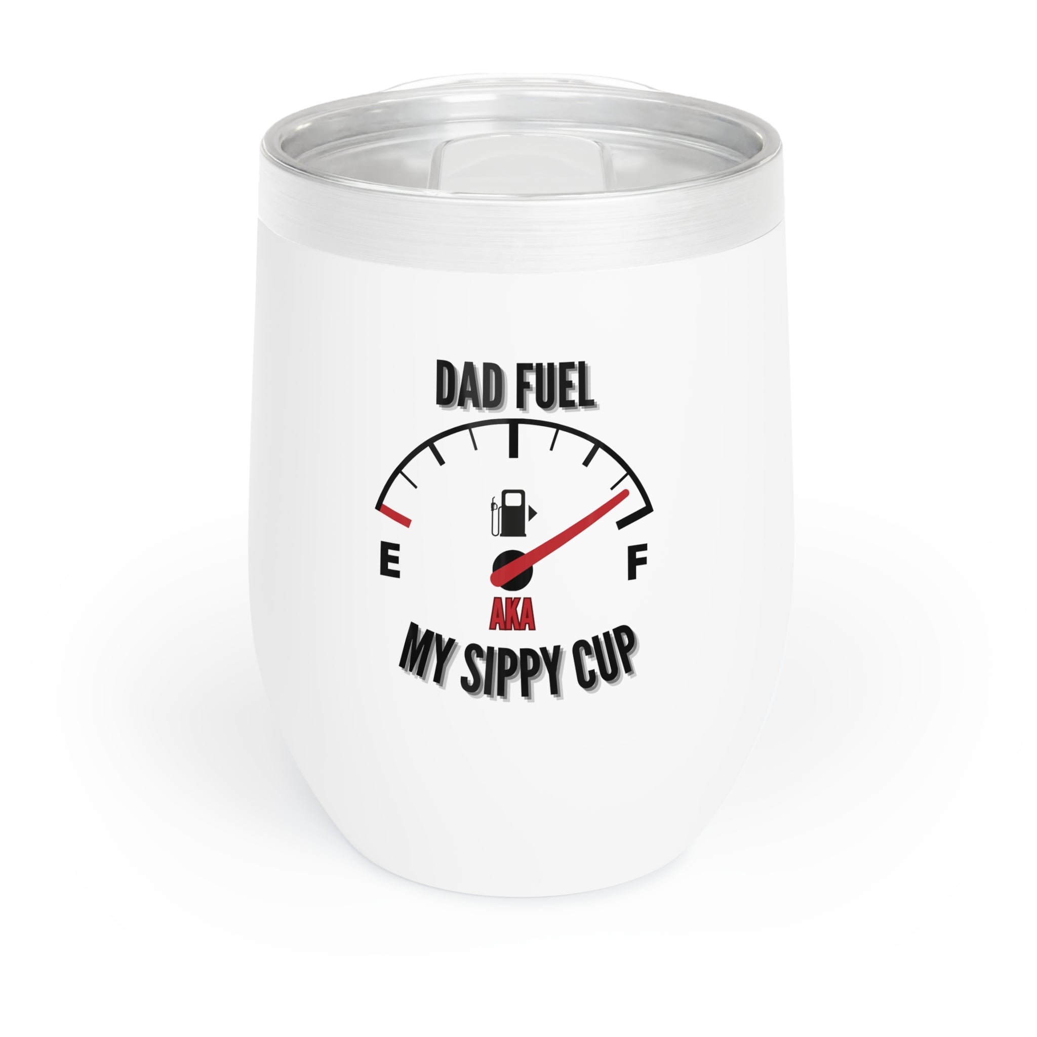 Official Dad Fuel Wine Tumbler | Fun Gift for Wine Lovers | Chill Drinkware for Dad's | Bachelor Party Favor