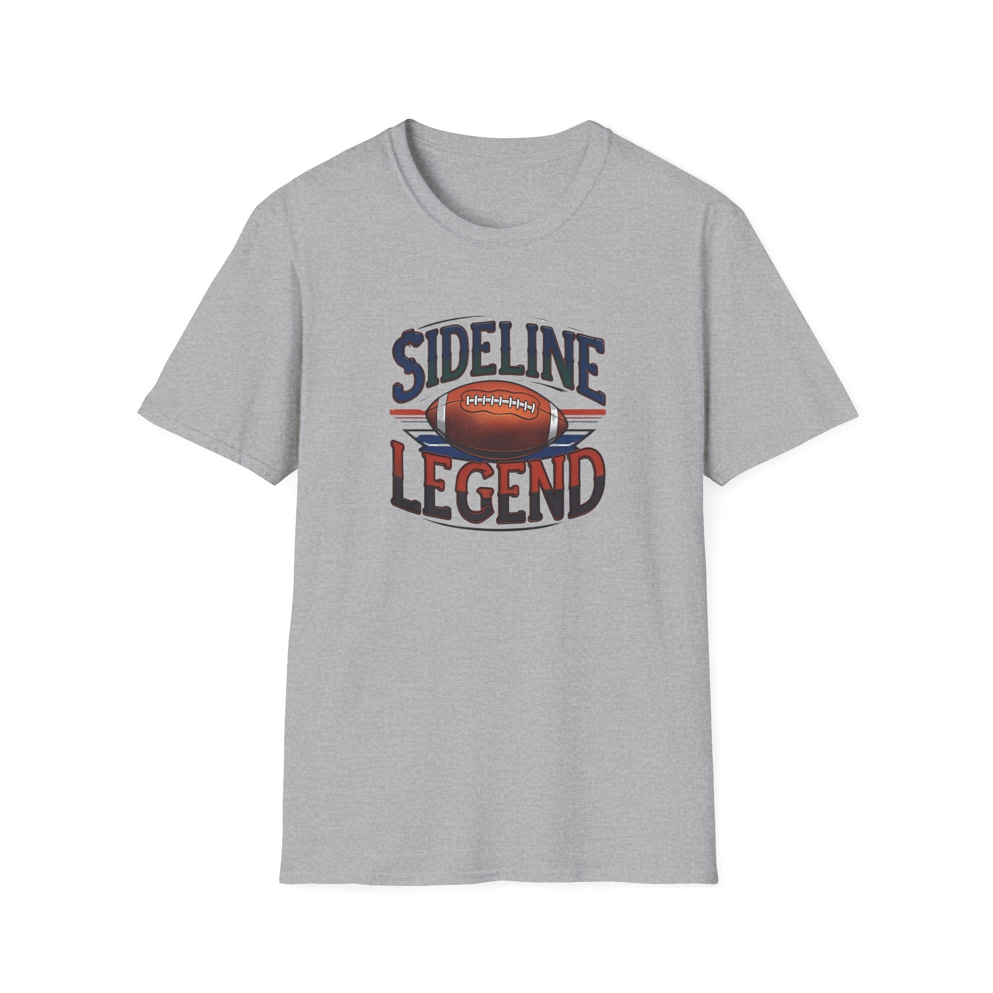 Sideline Legend Unisex Softstyle T-Shirt - Perfect for Football Fans, Game Day Apparel, Sporty Gift, Team Spirit, Casual Wear