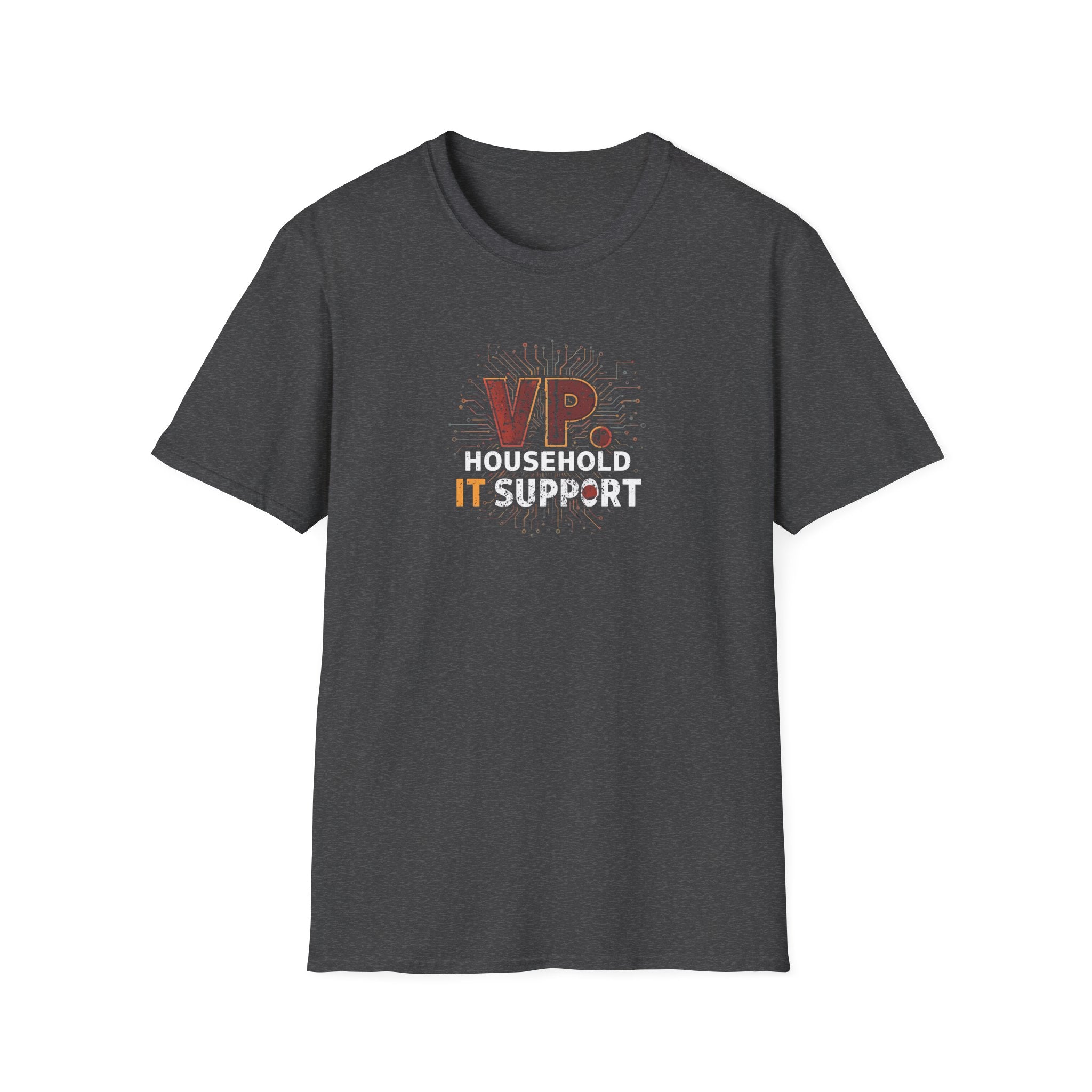 VP, Houshold IT (Network) Unisex Softstyle T-Shirt, Casual Tee, Gift for Friends, Everyday Wear, Funny Graphic Shirt, Summer Outing Apparel