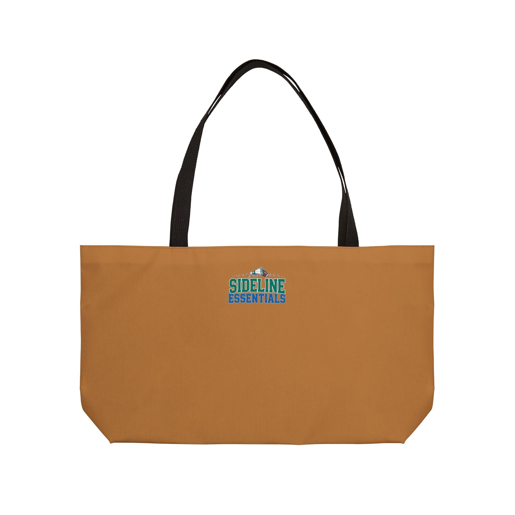 Sideline Essentials Weekender (Football/Cheerleader) Tote Bag for Game Days, Sports Events, Beach Trips, Gym, Travel, Eco-Friendly Fashion