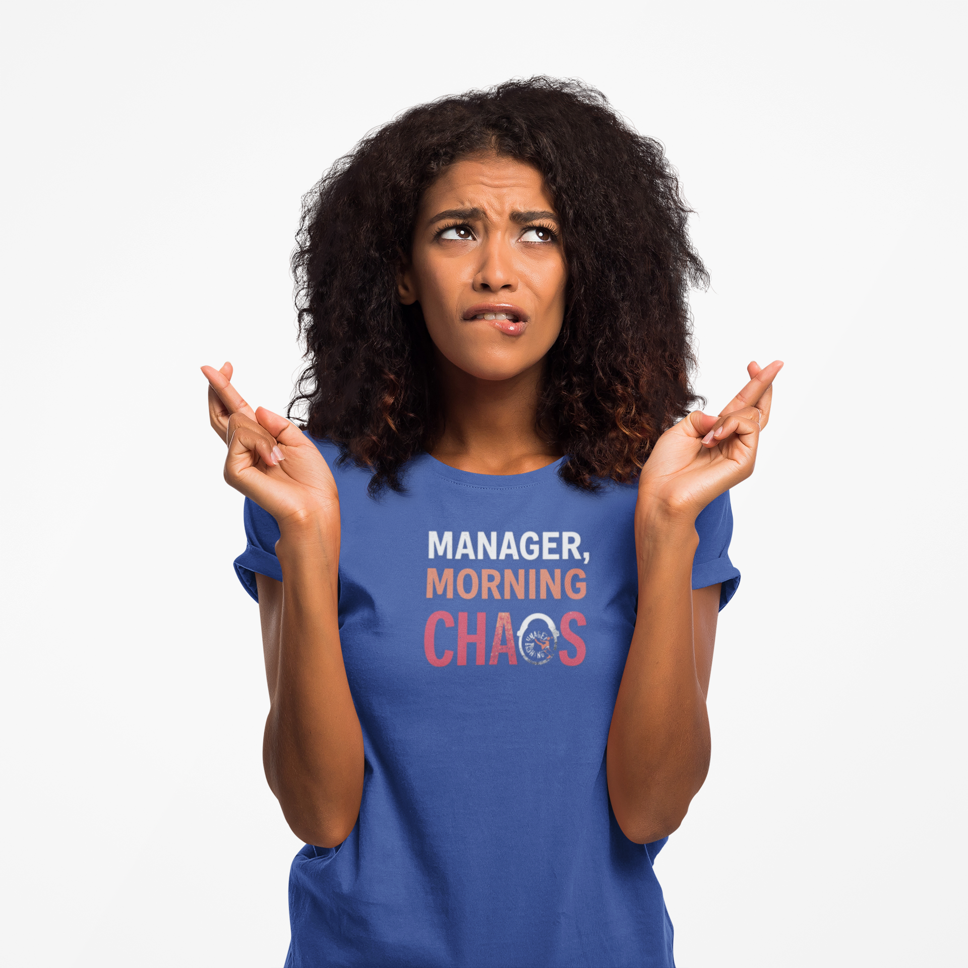 Manager, Morning Chaos Tee, Funny Mom Shirt, Gift for Mother's Day, Parenting Humor Top, Casual Women's Tee, Birthday Gift for Moms