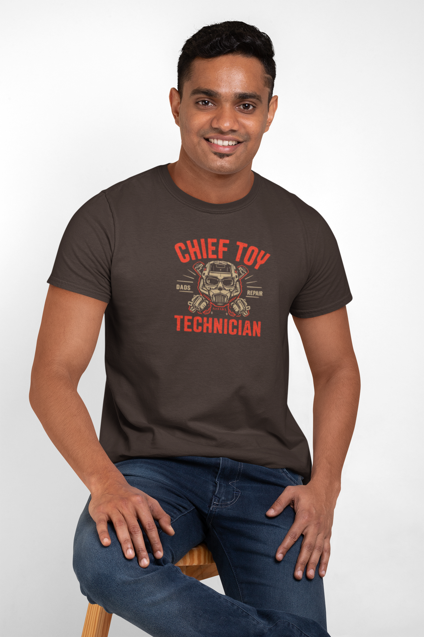 Chief Toy Technician T-Shirt (Underground), Gift for Dads, Fun Family Shirt, Unisex Tee, Halloween Costume Idea, Playful Dad Shirt