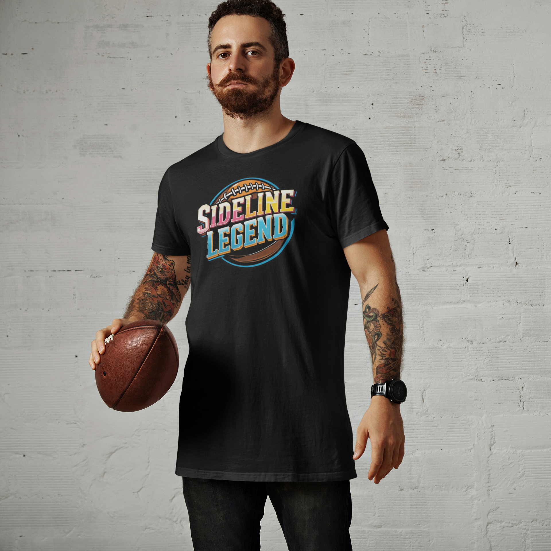 Sideline Legend Football - Unisex Softstyle T-Shirt