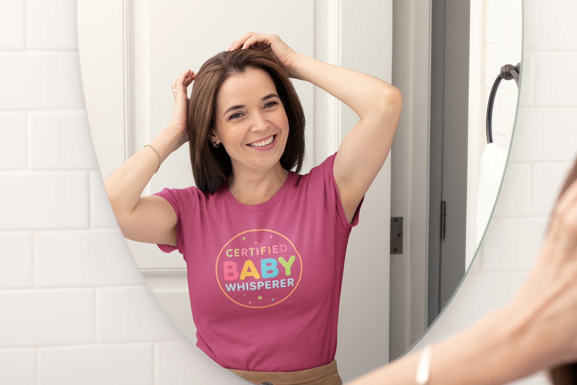 Certified Baby Whisperer Women's Tee - Red Approved