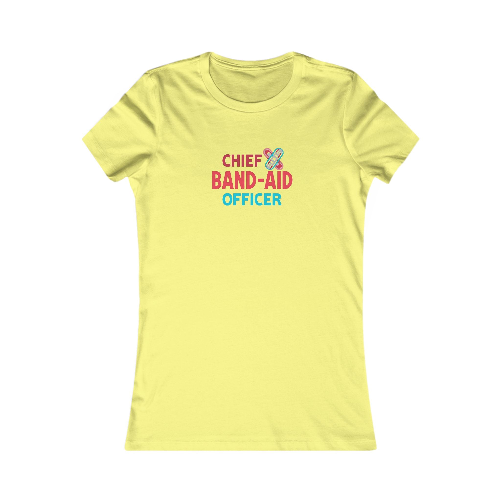 Chief Band-Aid Officer Tee - Fun Shirt for Moms but also for Nurses, Healthcare Workers, Gift for Medical Professionals, Cute Celebration Top, Custom T-Shirt