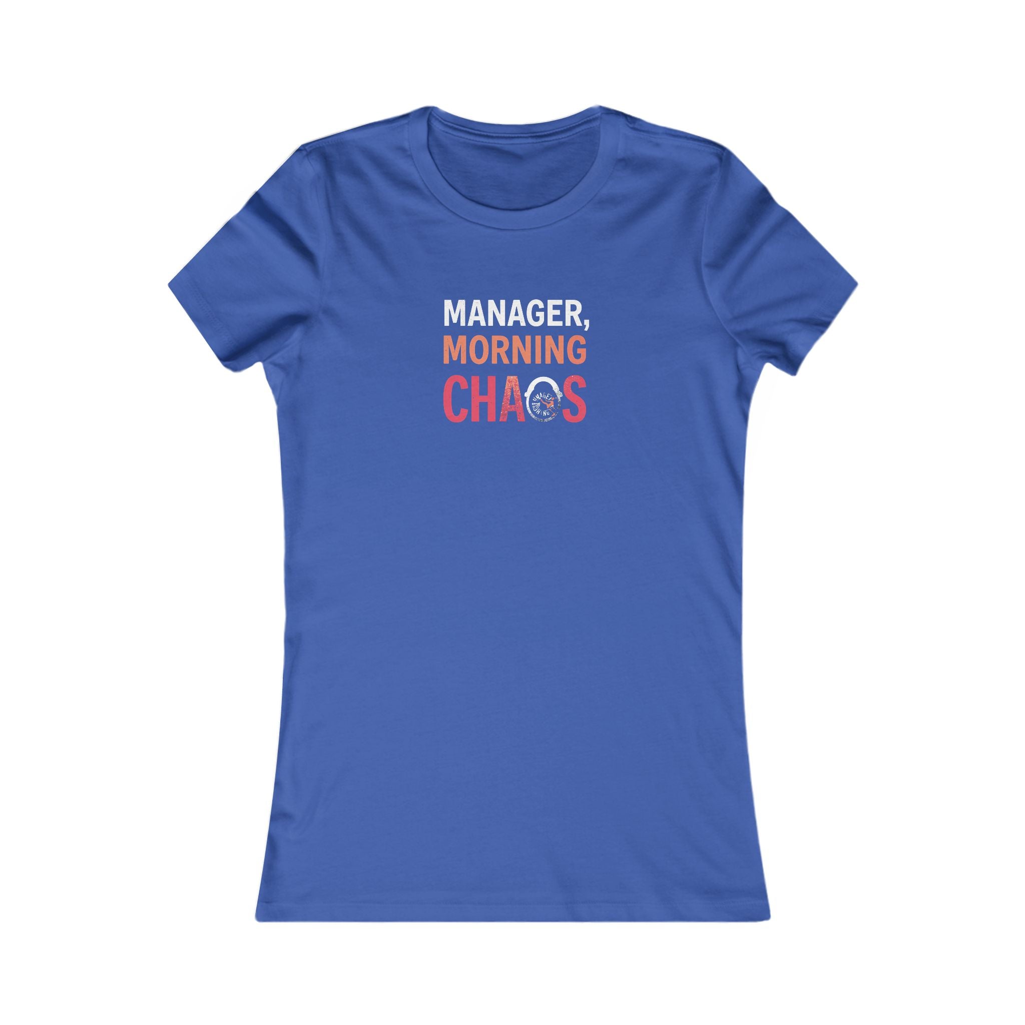Manager, Morning Chaos Tee, Funny Mom Shirt, Gift for Mother's Day, Parenting Humor Top, Casual Women's Tee, Birthday Gift for Moms