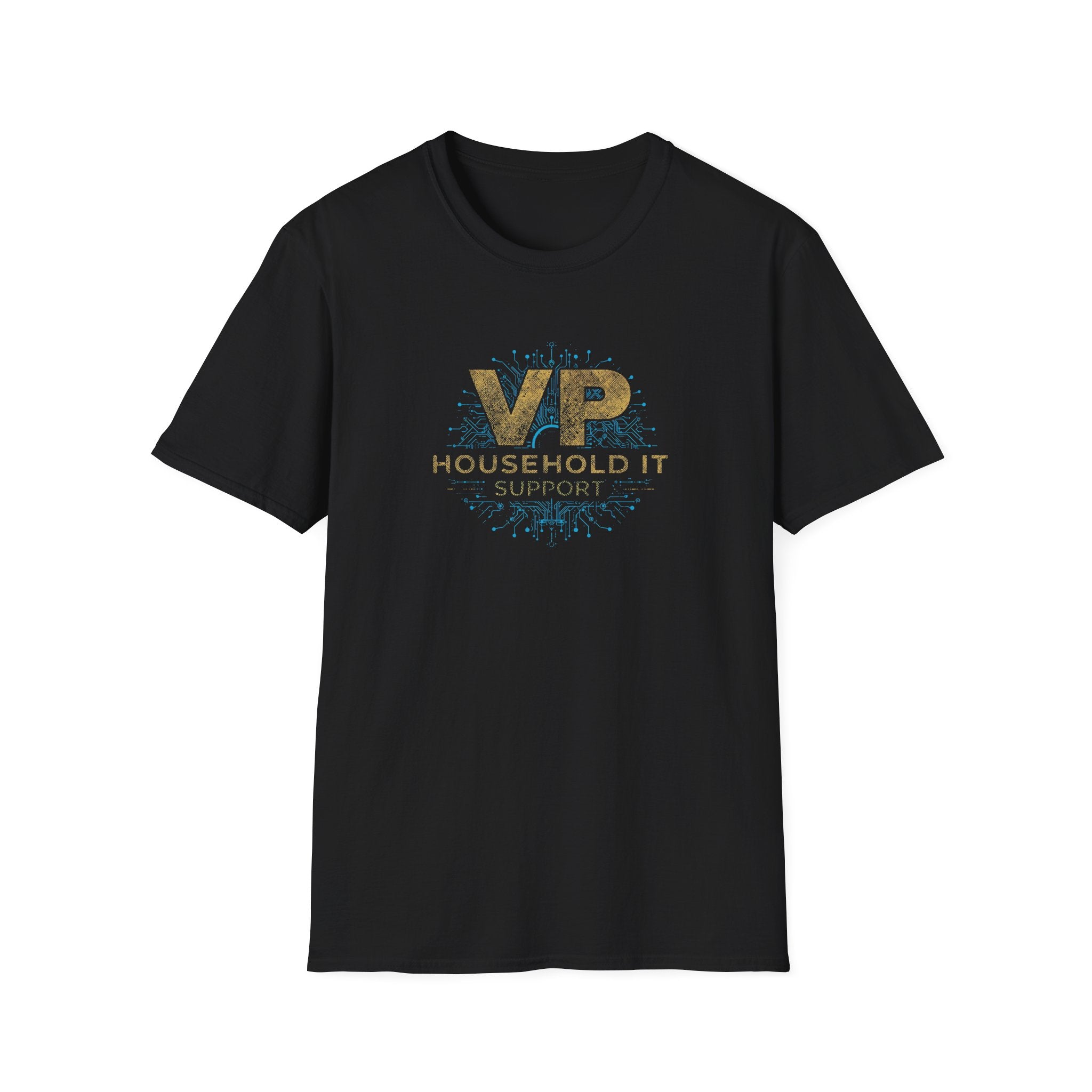 VP, Houshold IT (Broadband) Unisex Softstyle T-Shirt, Casual Tee, Gift for Friends, Everyday Wear, Funny Graphic Shirt, Summer Outing Apparel