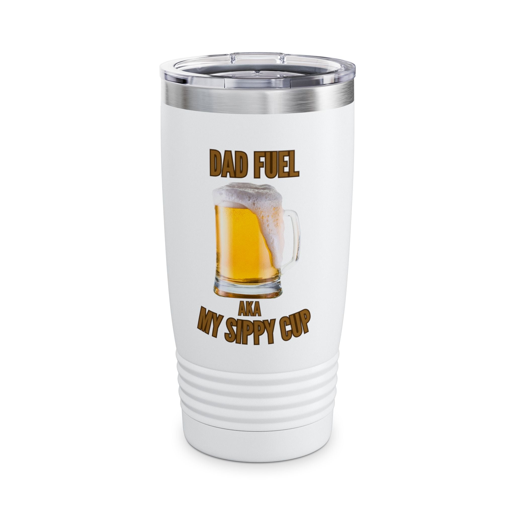 Official Dad Fuel Tumbler, 20oz - Beer Version | Travel Mug for Dad, Gift for New Dads, Father's Day
