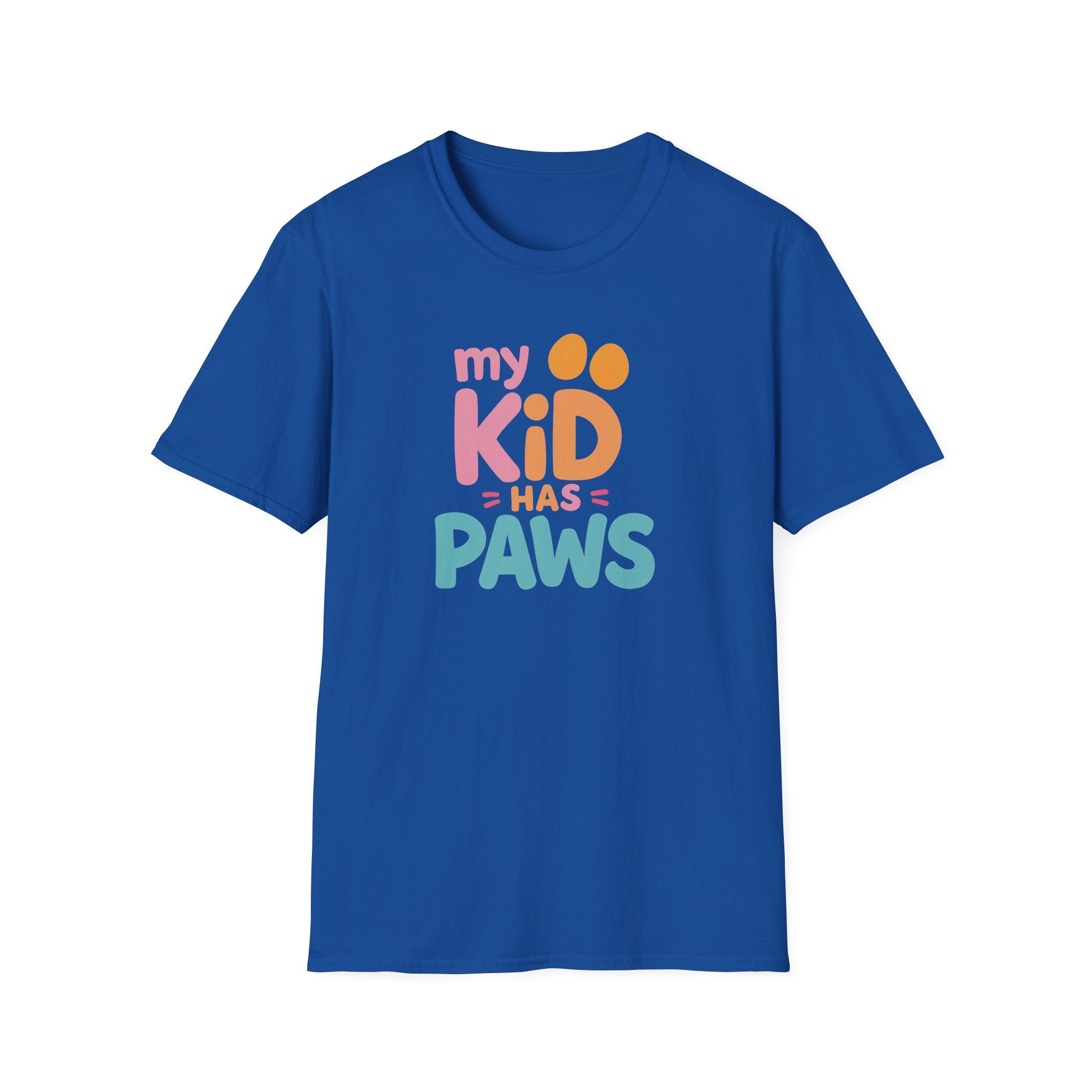 My Kid Has Paws - Pet Lover Gift, Unisex Tee, Softstyle Shirt, Animal Family Apparel, Cute Pet T-Shirt