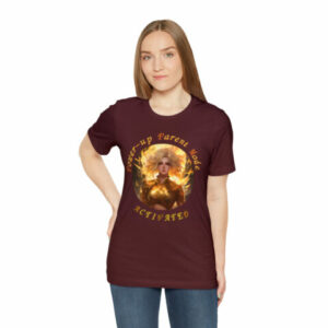 Power-up Parent Mode - Mom Gold Style T-Shirt #3